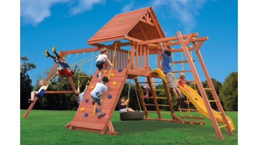 Original Playcenter Combo 3 with Wood Roof