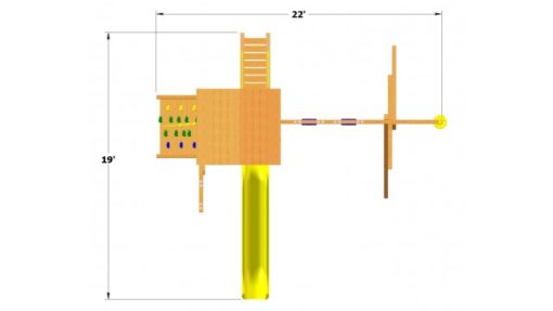 Supreme Fort with Lower Level Playhouse - Image 3