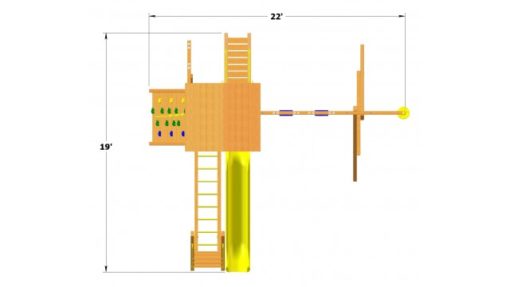 Supreme Fort Combo 3 with Lower Level Playhouse - Image 2