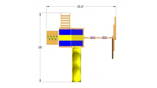 Original Fort 2 Position Swing Beam - Image 4