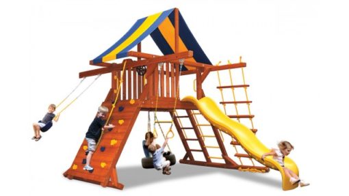 Deluxe Playcenter Double Swing Arm