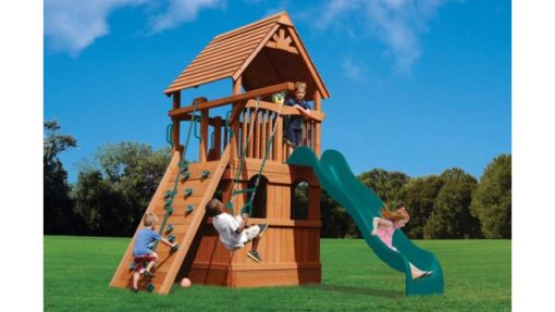 Deluxe Fort Jr. with Lower Enclosure Playhouse