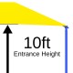 10ft Entrance Height