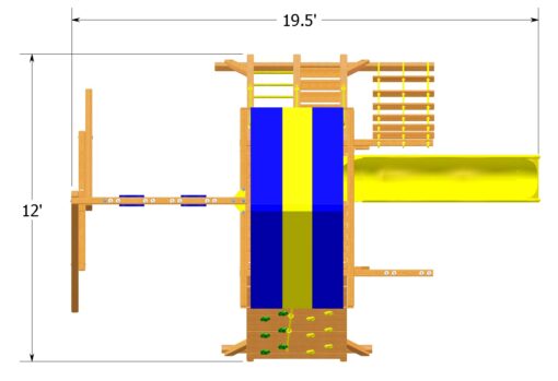 Deluxe Playcenter with 2 Position Swingbeam - Image 2