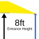 8ft Entrance Height